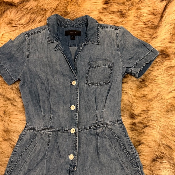J. Crew denim chambray romper - Picture 2 of 4